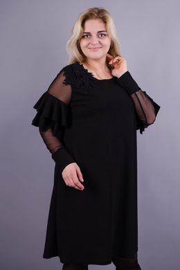 Юнона. Вишукана жіноча сукня великих розмірів. Чорний. 485131283 фото
