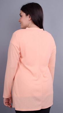 Дона. Жакет+блуза для женщин больших размеров. Персик. 485134504 фото