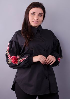 Stylish blouse plus size. Black.485138128 485138128 photo