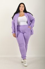 Sports costume on fleece pants with a cuff. Lavender.495278338 495278338 photo