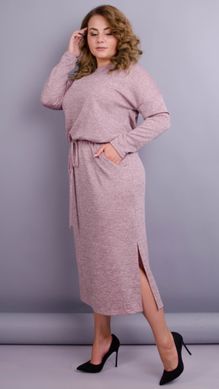 Леся. Оригінальна сукня для пишних жінок. Пудра. 485137877 фото