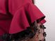 חולצת נשים עם קפלים בגדלי פלוס. Bordeaux.485138724 485138724 צילום 8