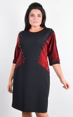 Stylish Plus Size dress. Red.485140295 485140295 photo