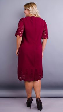 An elegant dress of Plus sizes. Bordeaux.485136632 485136632 photo
