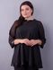 Exquisite chiffon blouse plus size. Black.485138157 485138157 photo 1