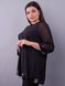 Exquisite chiffon blouse plus size. Black.485138157 485138157 photo 3