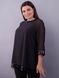 Exquisite chiffon blouse plus size. Black.485138157 485138157 photo 2