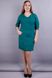A fashionable dress of Plus sizes. Emerald.485130781 485130781 photo 1