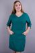 A fashionable dress of Plus sizes. Emerald.485130781 485130781 photo 2