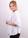 Spring blouse of Plus sizes. White.485138815 485138815 photo 3