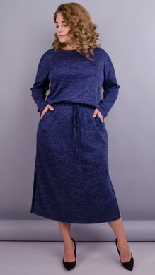 Леся. Оригинальное платье для пышных дам. Синий. 485137891 фото
