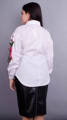 Blusa elegante più dimensioni. Bianco.485133890 485133890 foto