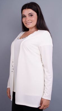 Jacket+blouse for women Plus sizes. Milk.485134630 485134630 photo