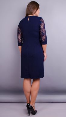 An elegant women's dress plus size. Blue.485131036 485131036 photo