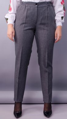 Елія льон. Жіночі батальні брюки в класичному стилі. Сірий. 485138221 фото