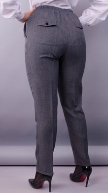 Элия лён. Женские батальне брюки в классическом стиле. Серый. 485138221 фото