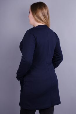 Stylish female cardigan of Plus sizes. Blue.485130854 485130854 photo