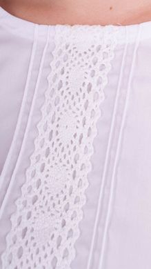 A delicate blouse for Plus sizes. White.485133987 485133987 photo