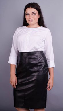 Марьяна. Нежная блуза для больших размеров. Белый. 485133987 фото