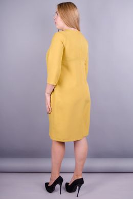 Вірта. Сукня для жінок великих розмірів. Гірчиця. 485131089 фото