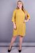 Universal dress of Plus sizes. Mustard.485131089 485131089 photo 2