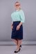 Plus size knitted skirt. Blue.485130990 485130990 photo 2
