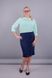 Plus size knitted skirt. Blue.485130990 485130990 photo 1