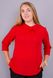 Bright female blouse plus size. Red.485130761 485130761 photo 1