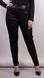 מכנסיים מזדמנים של נשים בגדלי פלוס. שחור .485138709 485138709 צילום 1