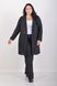 The cardigan is long with a fastener. Black.4952783545860 4952783545860 photo 2
