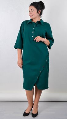 An elegant dress for curvy women. Emerald.485140226 485140226 photo