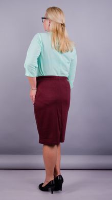 Elegant skirt of Plus sizes. Bordeaux.485131003 485131003 photo