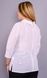 Кортні. Ошатна жіноча блузка великих розмірів. Білий. 485130786 фото 3