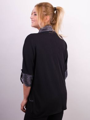 A beautiful blouse of Plus sizes. Black.485138982 485138982 photo