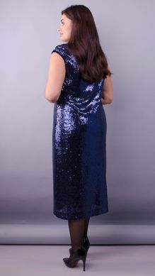 שמלת קוקטייל עם פאייטים בתוספת גודל. כחול .485138058 485138058 צילום