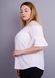 Combined blouse of Plus sizes. White.485135738 485135738 photo 1