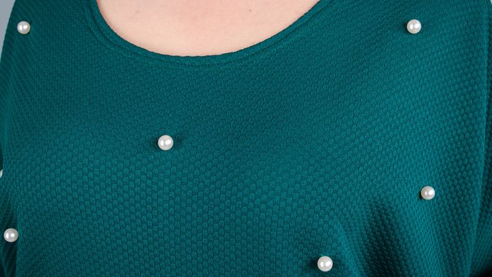 An elegant blouse for women plus size. Emerald.485131361 485131361 photo