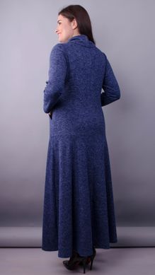 Селфи. Платье макси для женщин плюс сайз. Синий. 485138102 фото