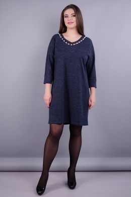 Plus size dress for women. Blue graphite.485131255 485131255 photo