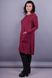 Casual women's dress of Plus sizes. Bordeaux.485131098 485131098 photo 2