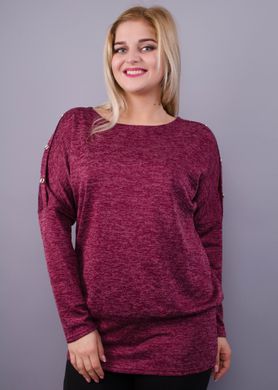 A blouse with a scarf for women plus size. Bordeaux.485137936 485137936 photo