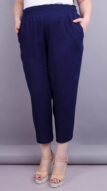 Shortened summer trousers plus size. Blue.485132005 485132005 photo
