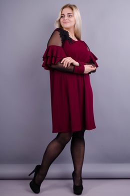 שמלת נשים אלגנטית בתוספת גודל. Bordeaux.485131272 485131272 צילום