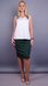 Office skirt of Plus sizes. Emerald.485131452 485131452 photo 1