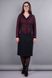 Women's dress in Plus size business style. Bordeaux/black.485138304 485138304 photo 1