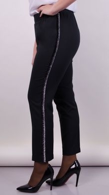 Fashionable trousers of Plus sizes. Black.485139103 485139103 photo