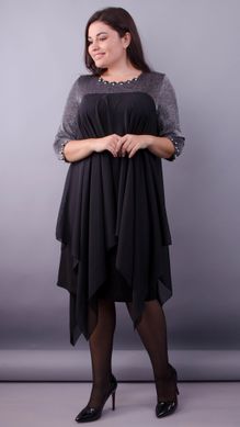 Luxurious dress for curvy ladies. Black.485138236 485138236 photo