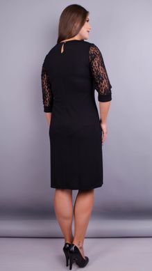 Stylish female dress of Plus sizes. Black.485131018 485131018 photo