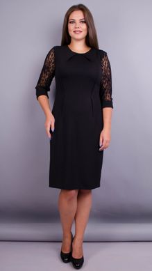 Elegante abito femminile di dimensioni plus. Black.485131018 485131018 foto