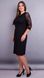 Stylish female dress of Plus sizes. Black.485131018 485131018 photo 3
